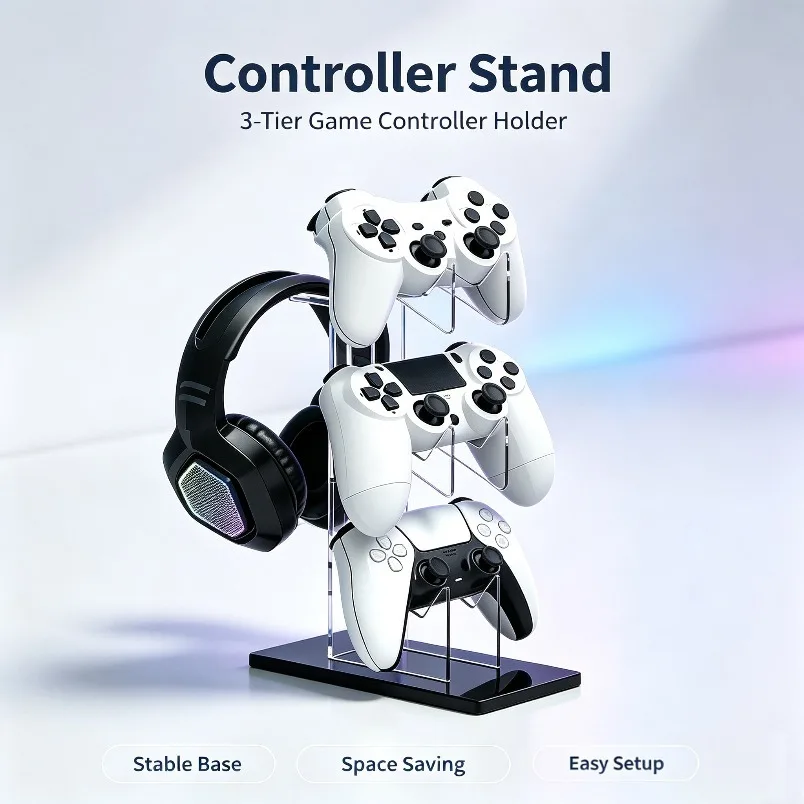 رف تخزين للألعاب بثلاث طبقات م - مراجعة Desk Setup Headphones وسعره