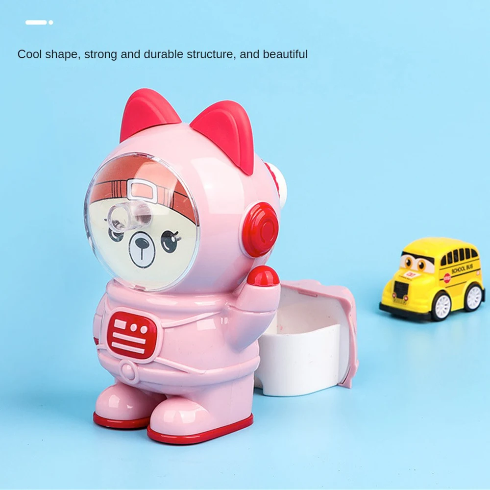 Портативная точилка для карандашей Портативная здоровая новая обработка карандашей и экономия усилий Спиральная варочная панель Большая емкость для хранения чипов