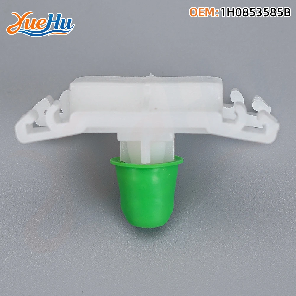 

YUEHU lips with Rubber Grommet Trim Clip Exterior Bumper Strip Body Mounting Clips1H0853585B Compatible with Audi and Volkswagen