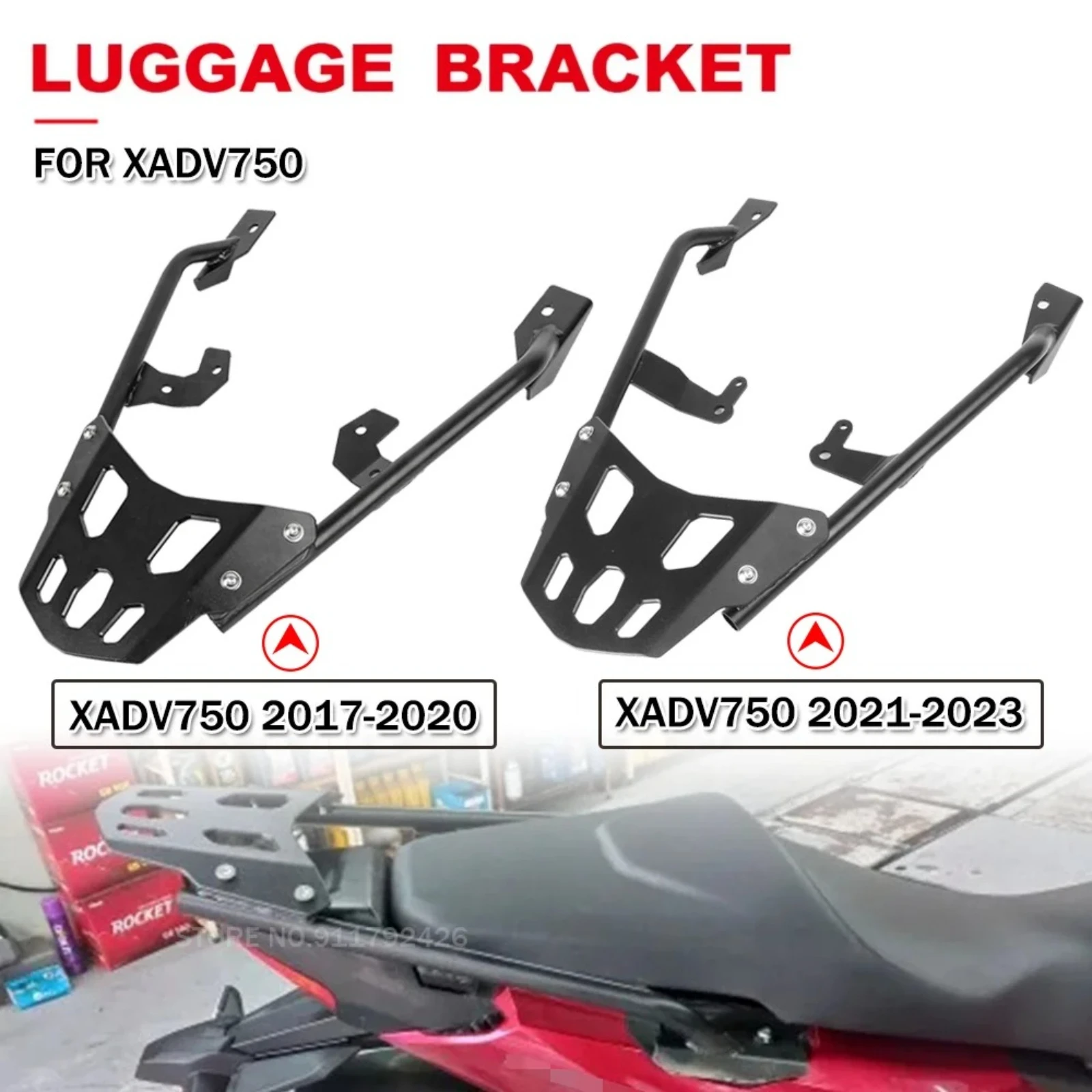 

Багажник для мотоцикла Honda XADV750 X-ADV750 X ADV 750 2017-2020, задний, верхний, для крепления кофра, аксессуары