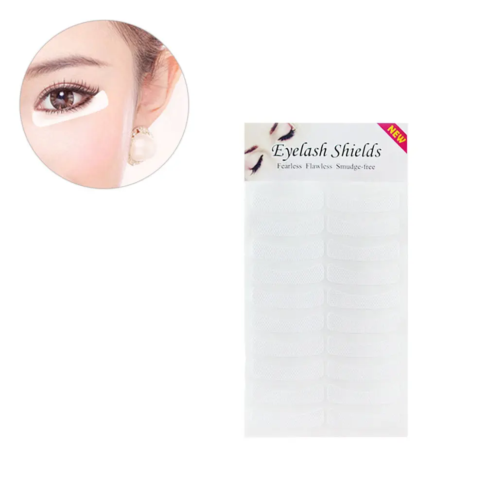 3Packs Eyelash Extension Eye Pads Premium Lint Sticker Protective Isolated Patches for Dark Circles Puffiness Makeup Salon
