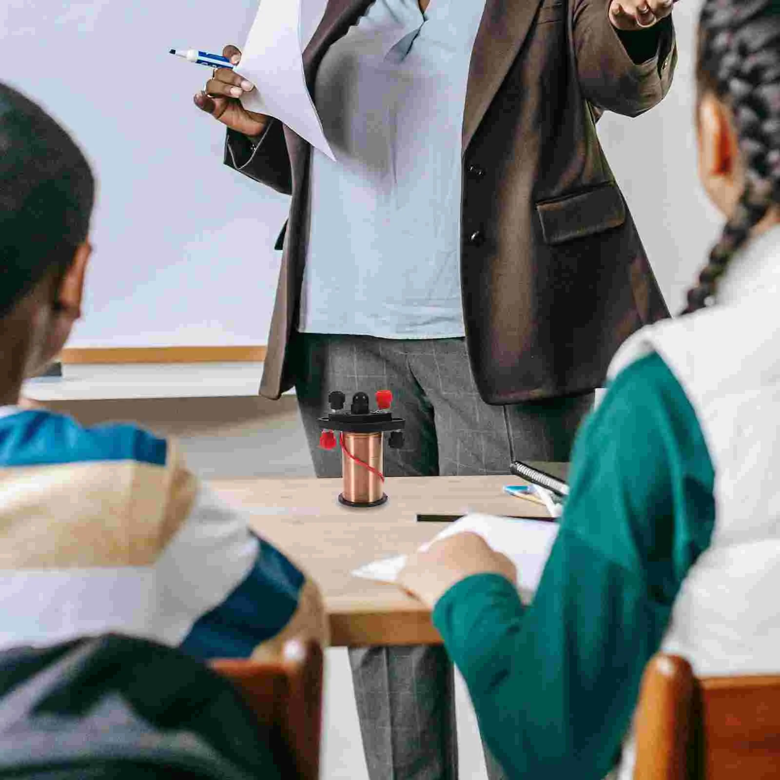 1 セット銅コイル電磁誘導ソレノイド物理学実験キット教育デモンストレーション学校科学機器