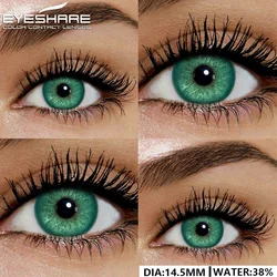 EYESHARE 1pair Contact Lenses Blue Eye Contacts Lenses for Natural Colored Pupils for Eyes Green Lenses Gray Pupils Eye Yearly