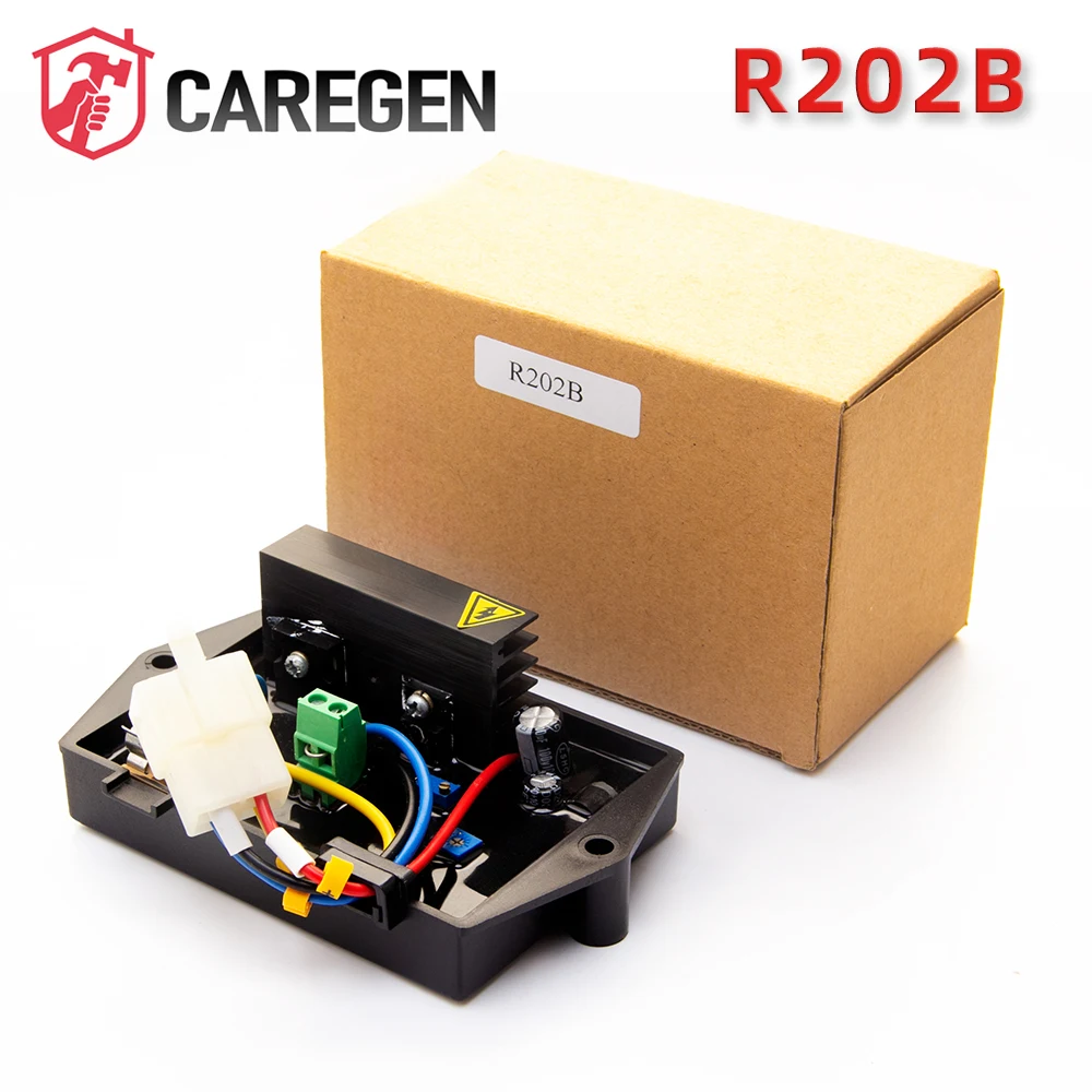 R202B AVR Generator Excitation Regulator Board Gasoline Engine Generator Set Parts Automatic Voltage Regulator