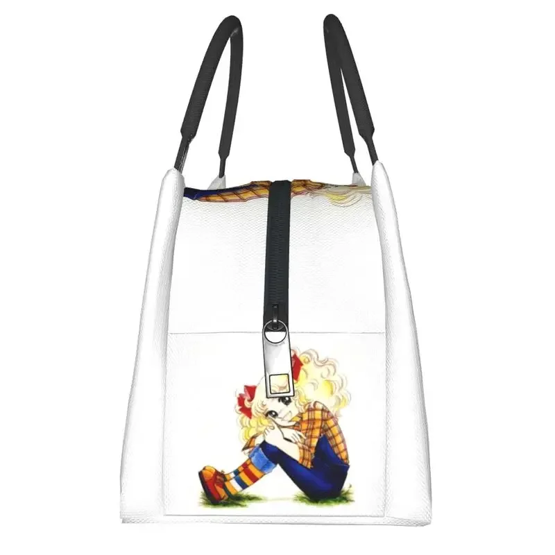 Candy Candy Anime Manga Insulated Lunch Tote Bag for Women Resuable Cooler Thermal Food Lunch Box Hospital Office