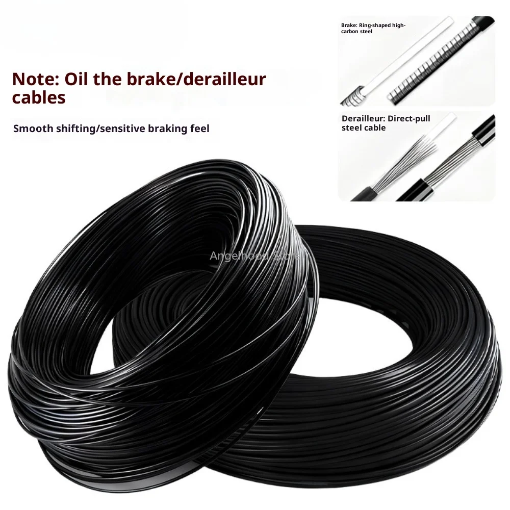 

100m Bicycle Brake Cable Tube Brake Cable Housing Derailleur Cable Housing Road Bike Replacement Parts Cycling Accessories