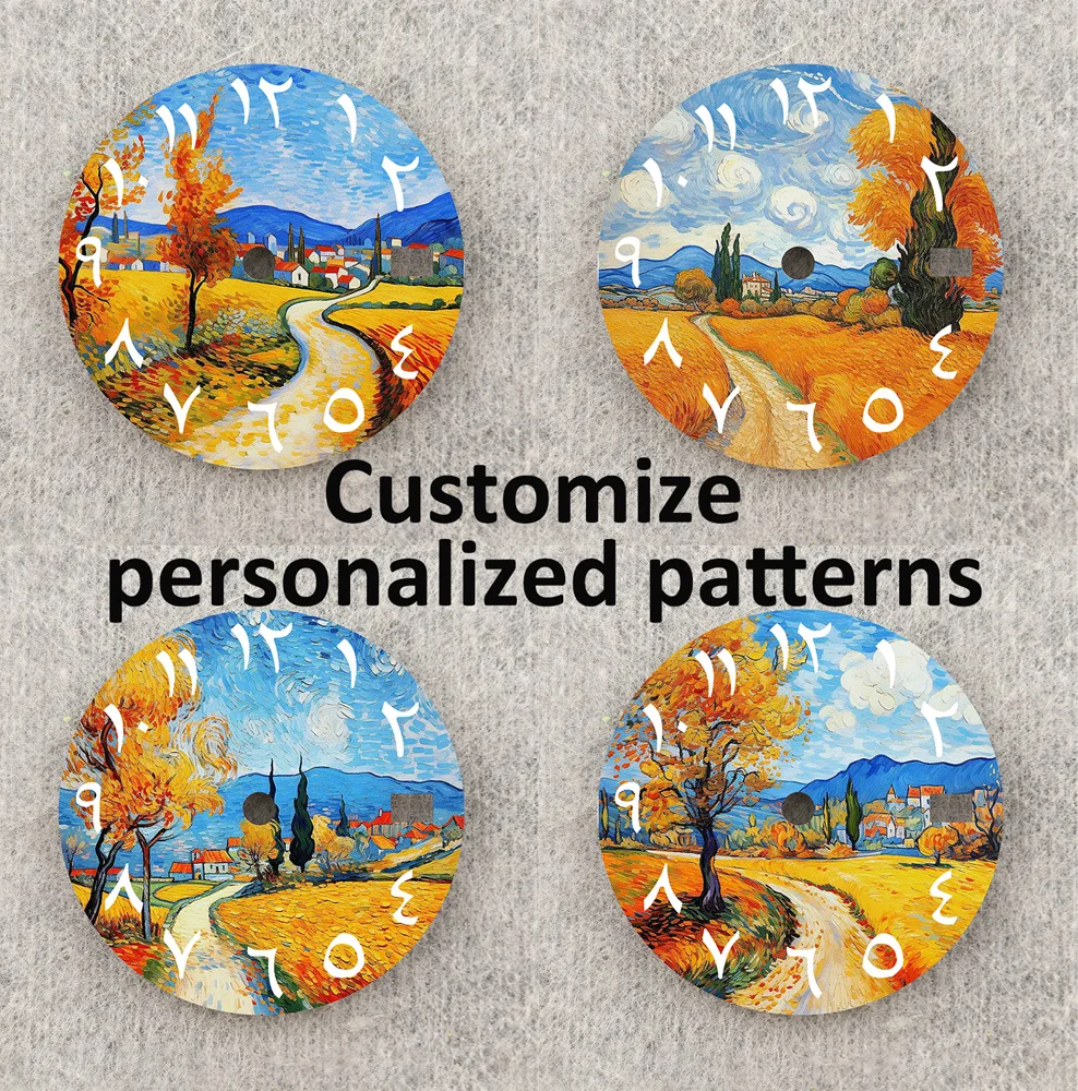 Циферблат NH35, креативная картина маслом, циферблат 28,5 мм, циферблат с арабскими цифрами, циферблат NH36, индивидуальная посадка, замена деталей часов NH35/36, механизм