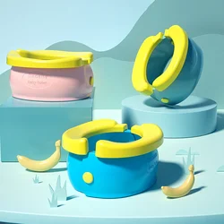 Assento sanitário de banana portátil para crianças, Potty Training Pot, mictório infantil, Potty turístico