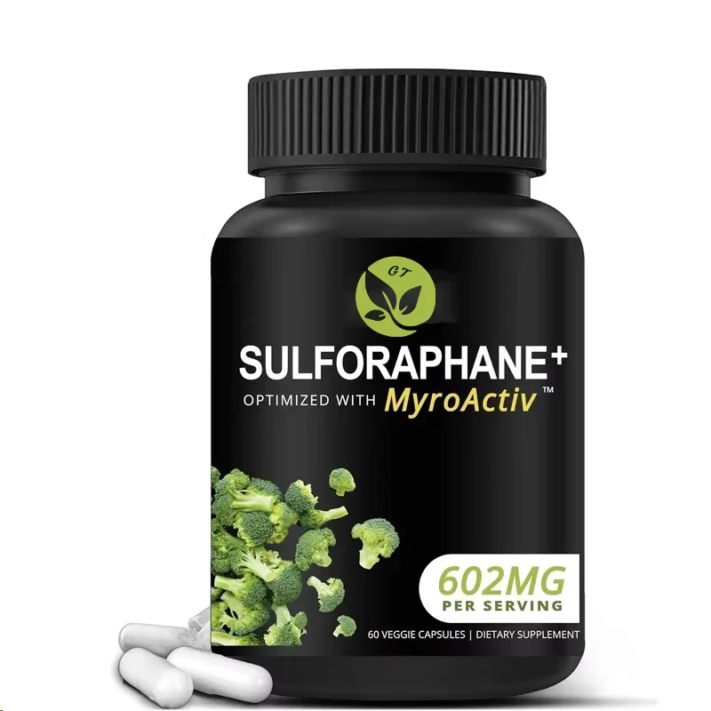 

Sulforaphane+602mg - Contains Broccoli Seed Extract and Moringa - Supports Cell -60 Capsules