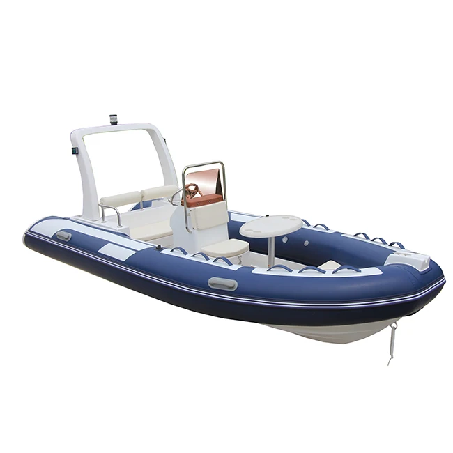16ft Rowing 6Capacity RIB480 Deep V Double Fiberglass Hull Inflatable Boat