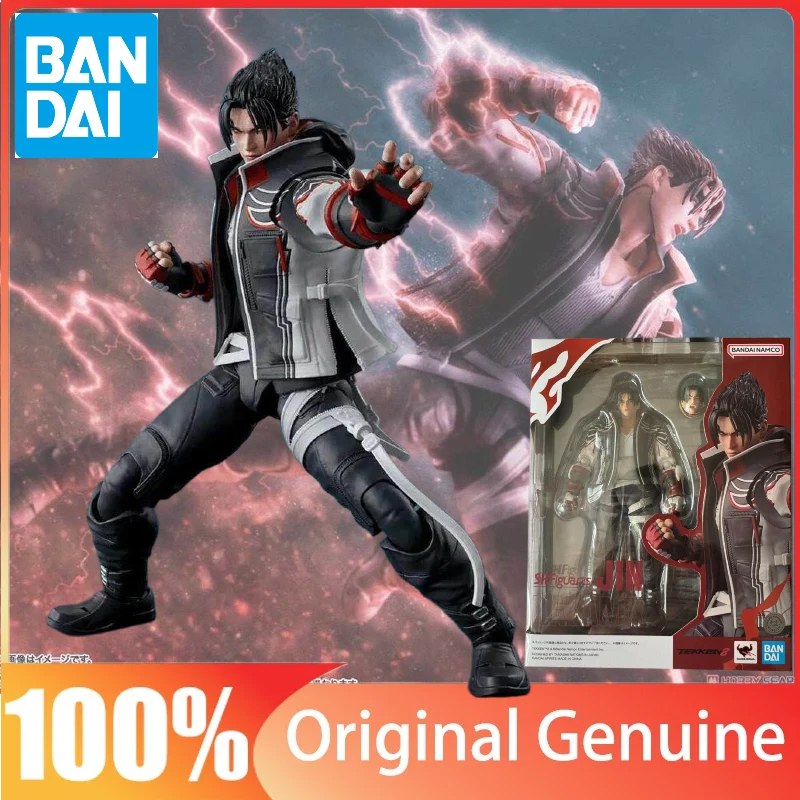 

Bandai SHF Tekken 8 Devil Jin Kazama Lightning of Fate Articulated Action Figure Toy Model Gift Collectible Shipped Within