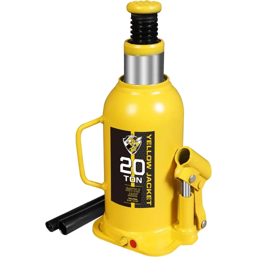 

20 Ton MultiDirectional Welded Bottle Jack with 40000lb Capacity for Automotive Repair Ideal for Cars Pickups Trucks and RVs Fe