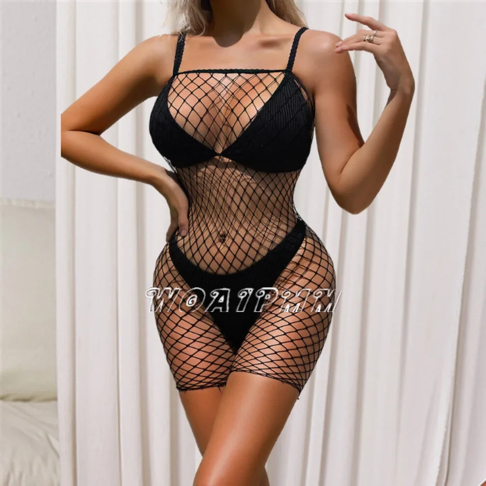 18 Stylów Kabaretki Bielizna Kostium Damski Sexy Siateczka Prześwitujące Pończochy Całe Ciało Kobieta Transparentne Body