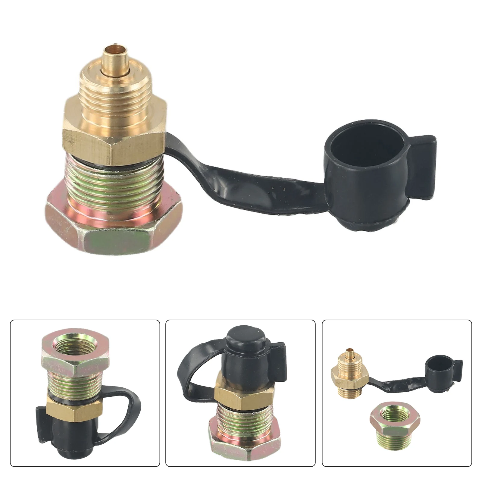 

M22 To M16 Take Air Valve Universal Metal Silver 2pc Air Tank Connector For Air Intake Joint Gas Storage Tank High Quality