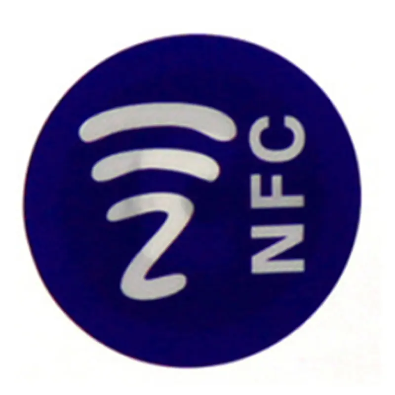 1 stuks waterdicht PET-materiaal NFC-stickers Smart Ntag213-tags voor alle telefoons