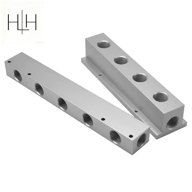 HLH G1/2 T-Type Diverter Row Thickened Pneumatic Distributor Water And Air Discharge Shunt Block Divider Exhaust Pipeline Valve