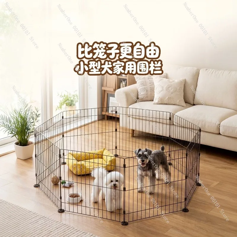 Portable Foldable Dog Playpen for Small Dogs Indoor Home Pet Fence Lightweight Puppy Crate Exercise Enclosure Safe Activity