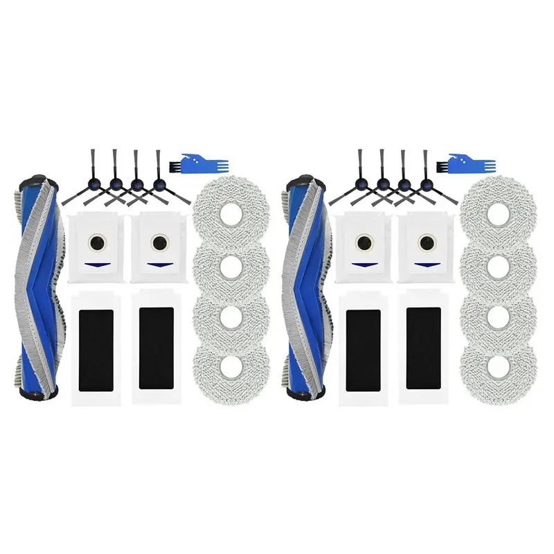 AT63-2 Set Accessories For ECOVACS DEEBOT T30 Omni / T30 PRO Omni Robot Vacuum Cleaner Side Brush Hepa Filter Mop Cloth