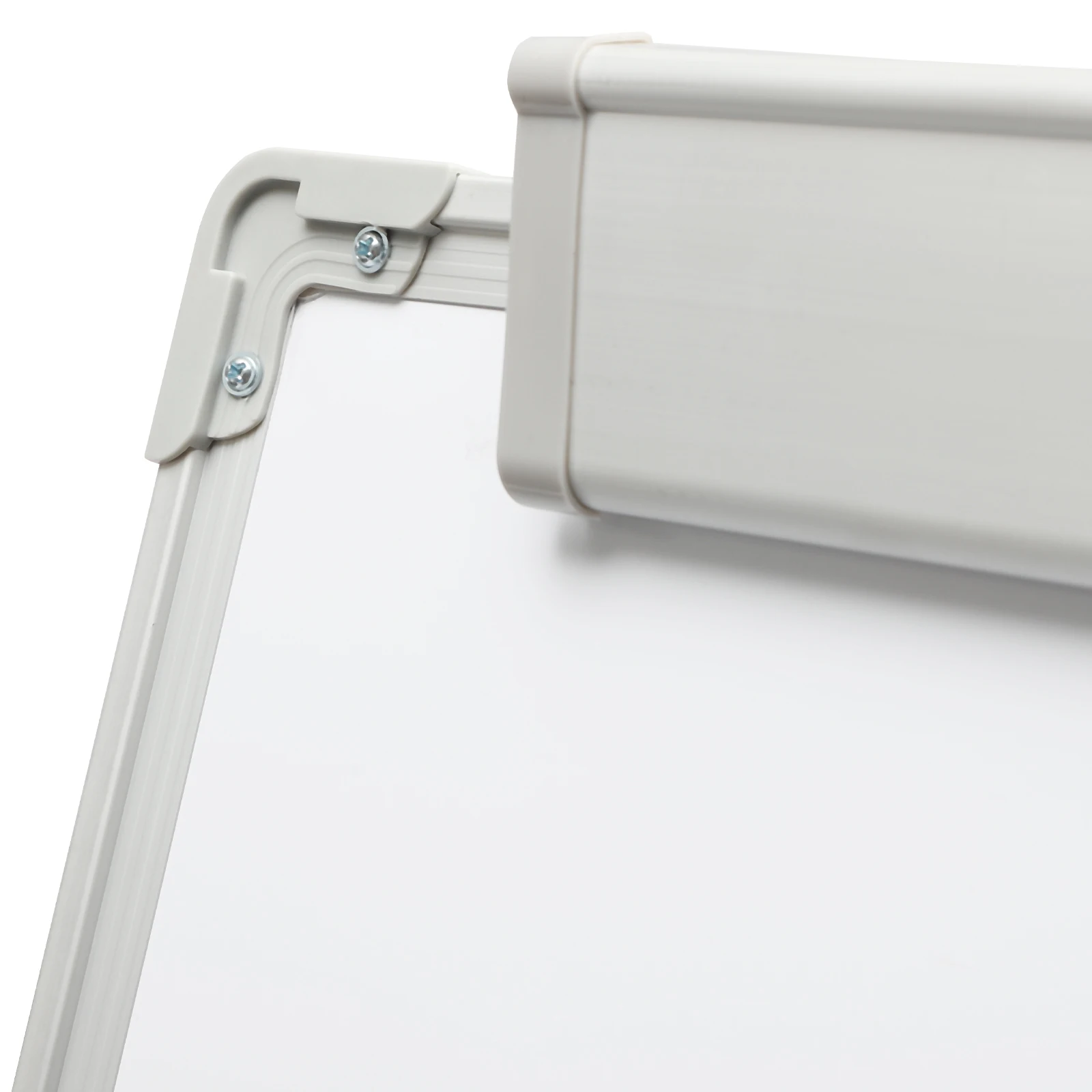 White Board, Double-Sided, 24" x 36", Aluminum Frame, 360° Rotatable, Foldable, with Markers, Eraser, and Magnets
