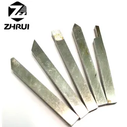 ZHRUI 5pcs HSS Carbide Tip Cutting Turning Boring Bit Lathe Turning Tool Set Mini Metal Lathe Cutter Cutting Tool Kits 4x4mm