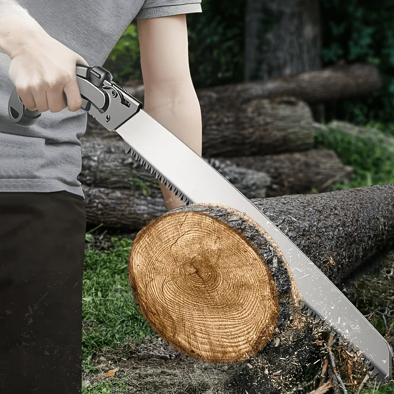 1Pc Professional Hand Saw Heavy Duty Industrial Hacksaw Extra Thick Blade for Metal Woodworking Garden Tree Cutting - view 3