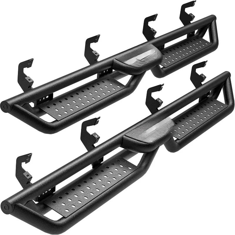 Inch Running Boards Compatible with 2019-2024 Chevy Silverado Sierra 1500, 2020-2024 2500HD 3500HD Crew Cab