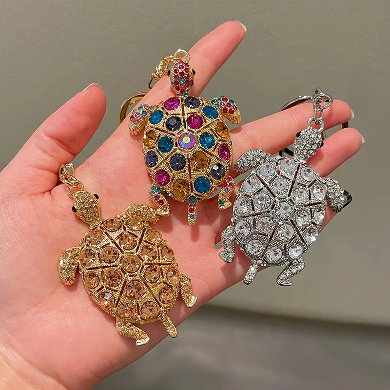 2024 New Turtle Keychain Women\'s Bag Pendant Souvenir Gift Car Key Ring