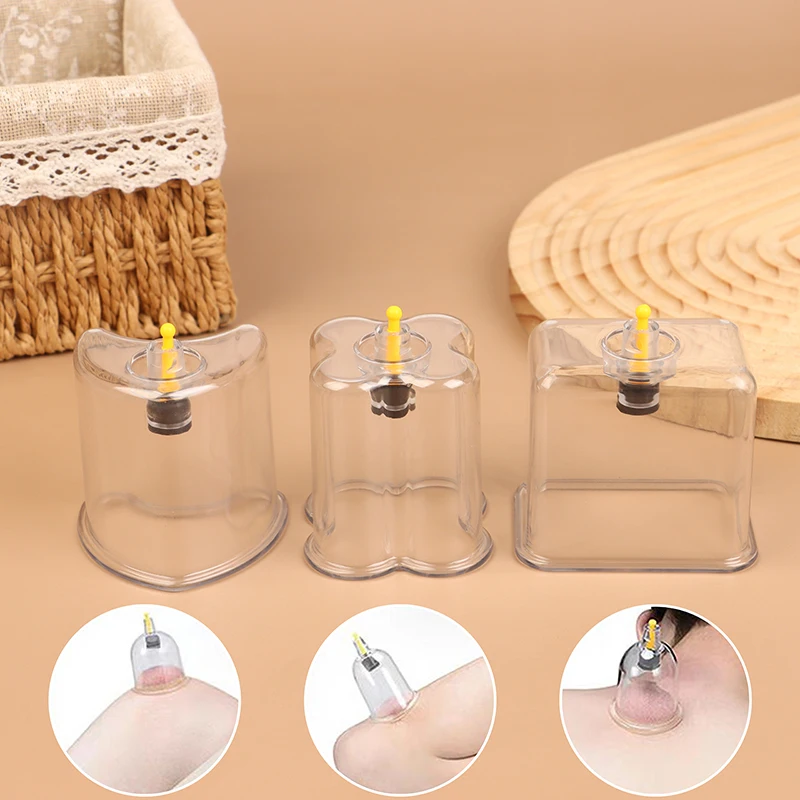 Vacuum Cupping Massage Jar Cans Chinese Medicine Physiotherapy Anti-Cellulite Suction Cups Body Massager Healthy Care