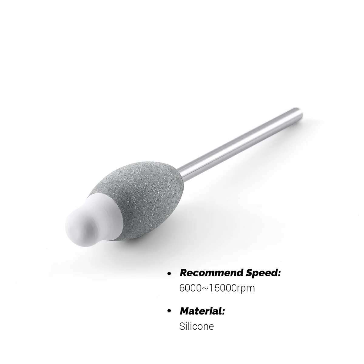 AZDENT 5 Stück Dental-Silikon-Polierscheiben Schleifwerkzeug für Vor-Zirkonoxid-Kristallisation und Sinterung HP2.35mm – Detail 2