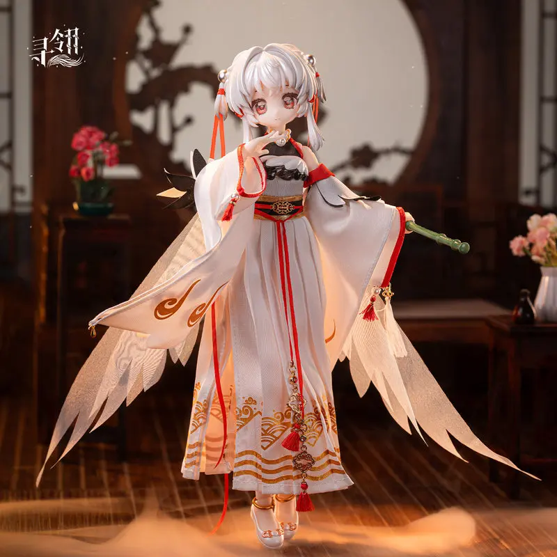 new-1-6-mjd-bjd-xunling-lingqi-twin-series-confirmed-blind-box-cute-girls-action-figure-desktop-ornament-trendy-toy-gift