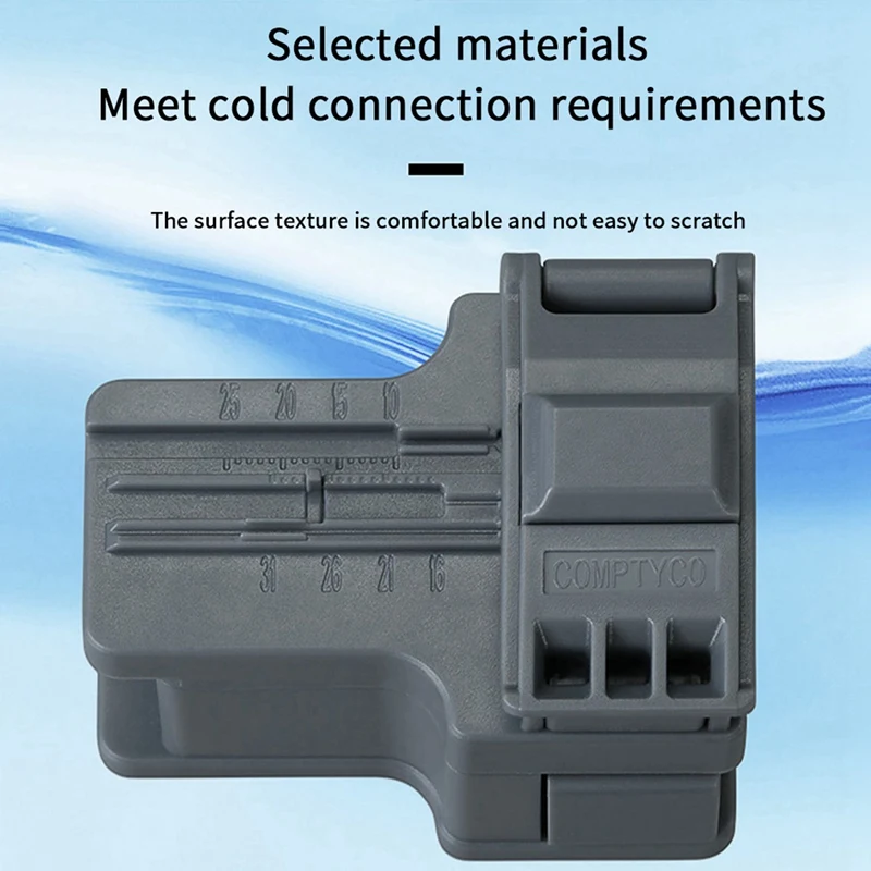 Mini Cortador De Fibra Óptica, Cutelo De Fibra Óptica, Ferramenta De Corte De Conexão A Frio, ABS, Alta Precisão Pequena, FTTH, AUA-X01, 2Pcs