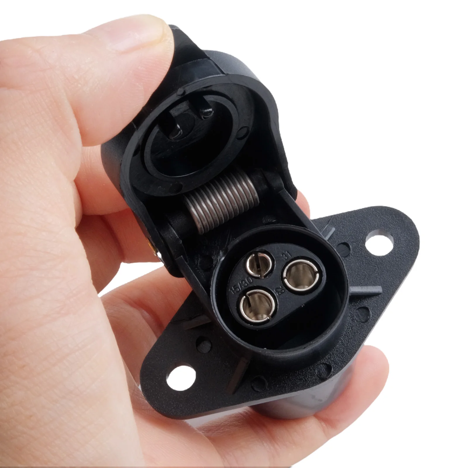 Connectors Pin Trailer Socket Colour Connect Mounting Hole Mm Boats Mounting Hole Spacing Mm Non Deformation Notes