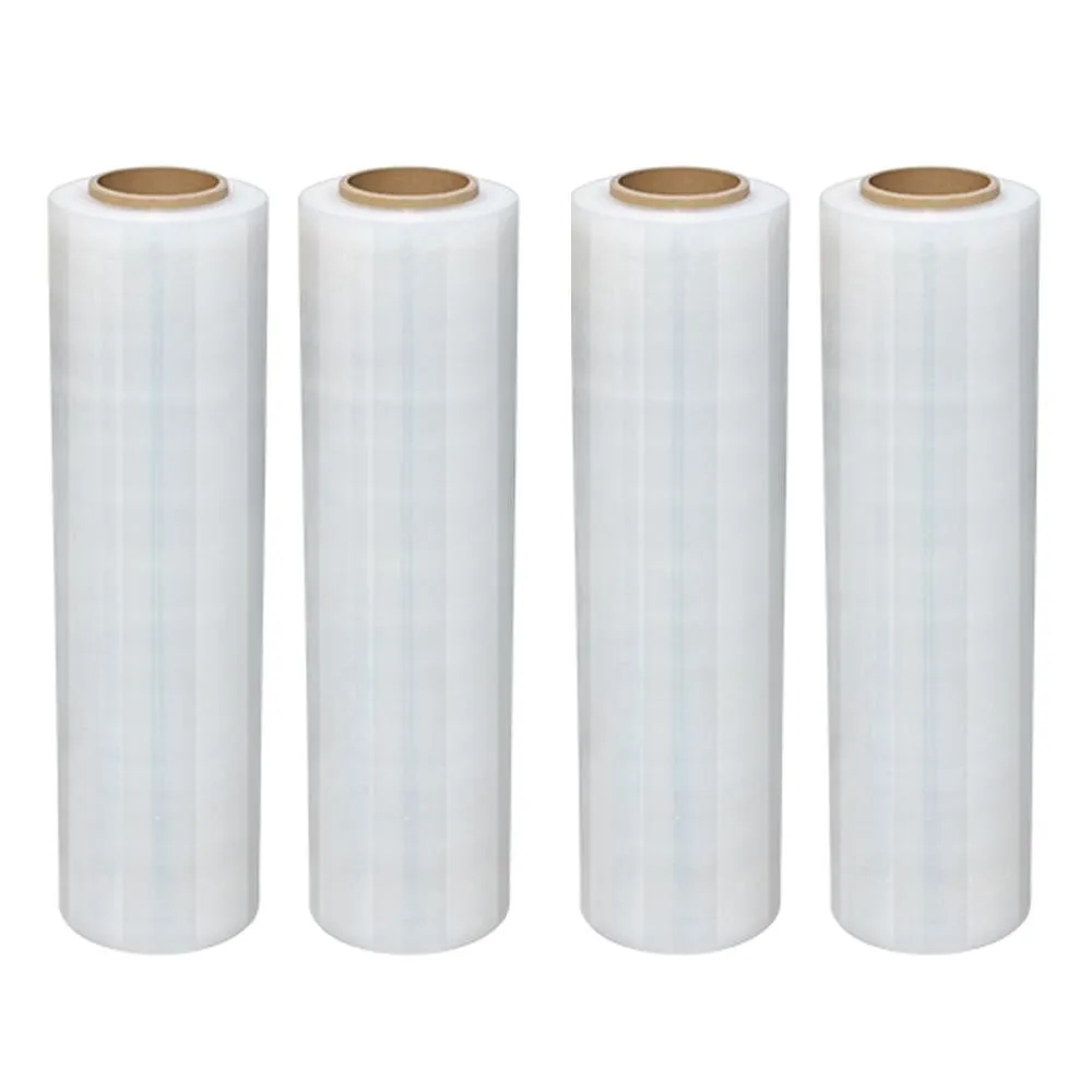 

18" x 1500' 4 Roll Pallet Wrap Pre-Stretch Film Shrink Wrap 1500FT