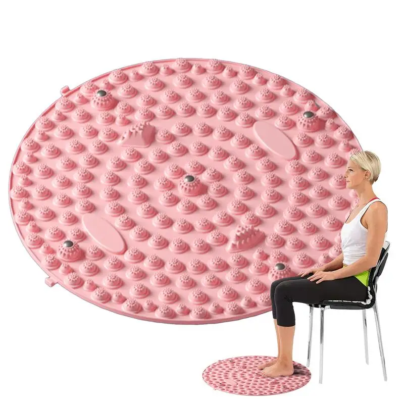 

Feet Relaxing Mat Relaxation Massage Mat Feet Massage Pad Anti Fatigue Walk Stone Acupoint Mat Particle Portable Massage Tool