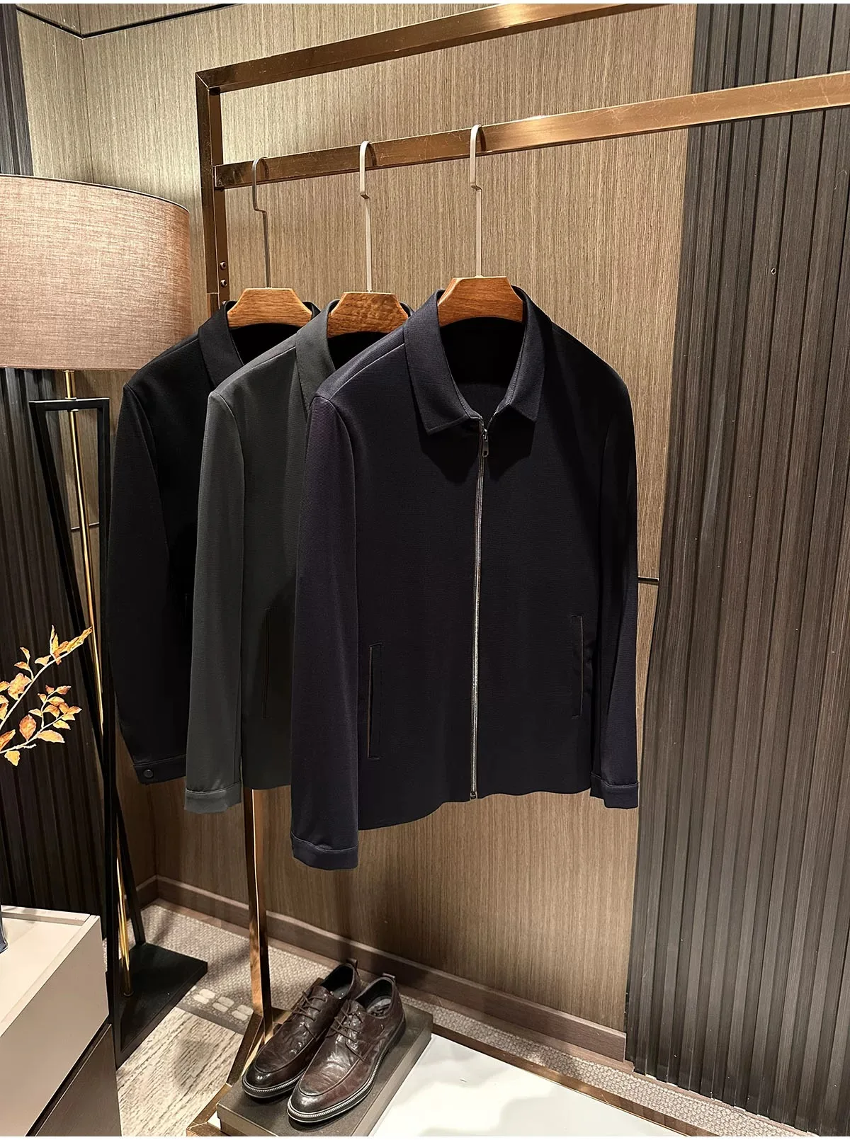 Autumn New Simple and Versatile Solid Color Collar Knitted Jacket Coat