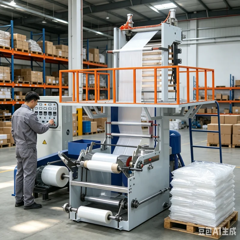 High Speed Automatic T Shirt Bag Production Line For Wholesale Shopping Bag Factory Complete Polyethylene Extrusion Plant