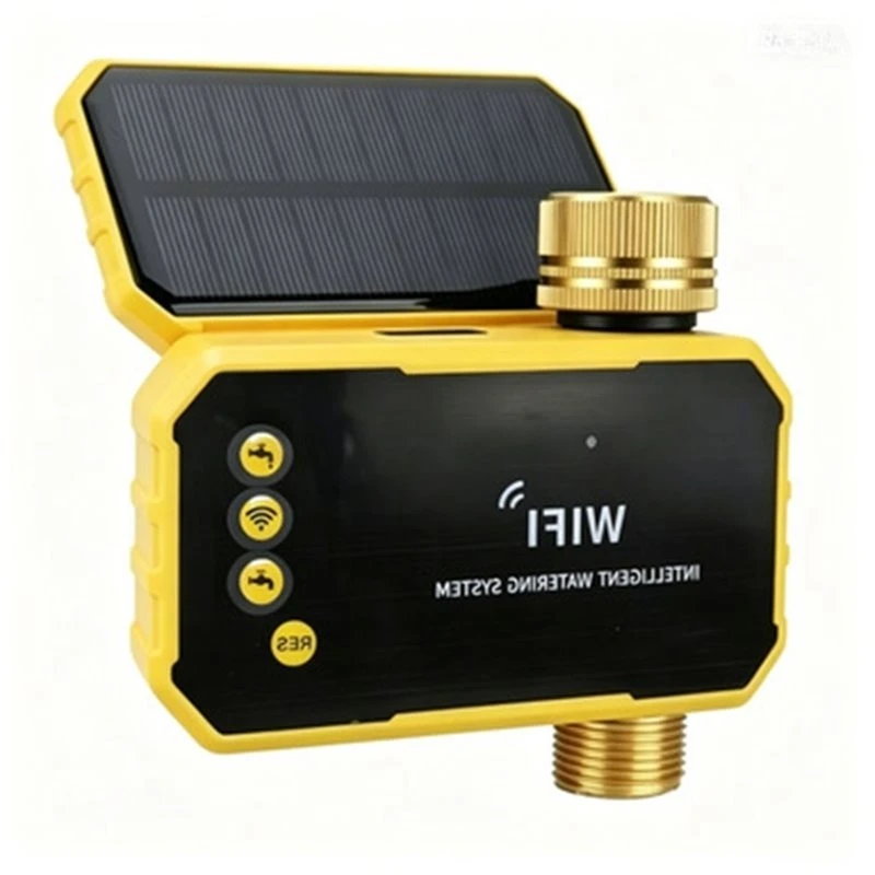 T23C Smart Automatic Solar Powered Irrigation Timing Controller WIFI Water Timer For Garden Outdoor For Garden Tap Valve System