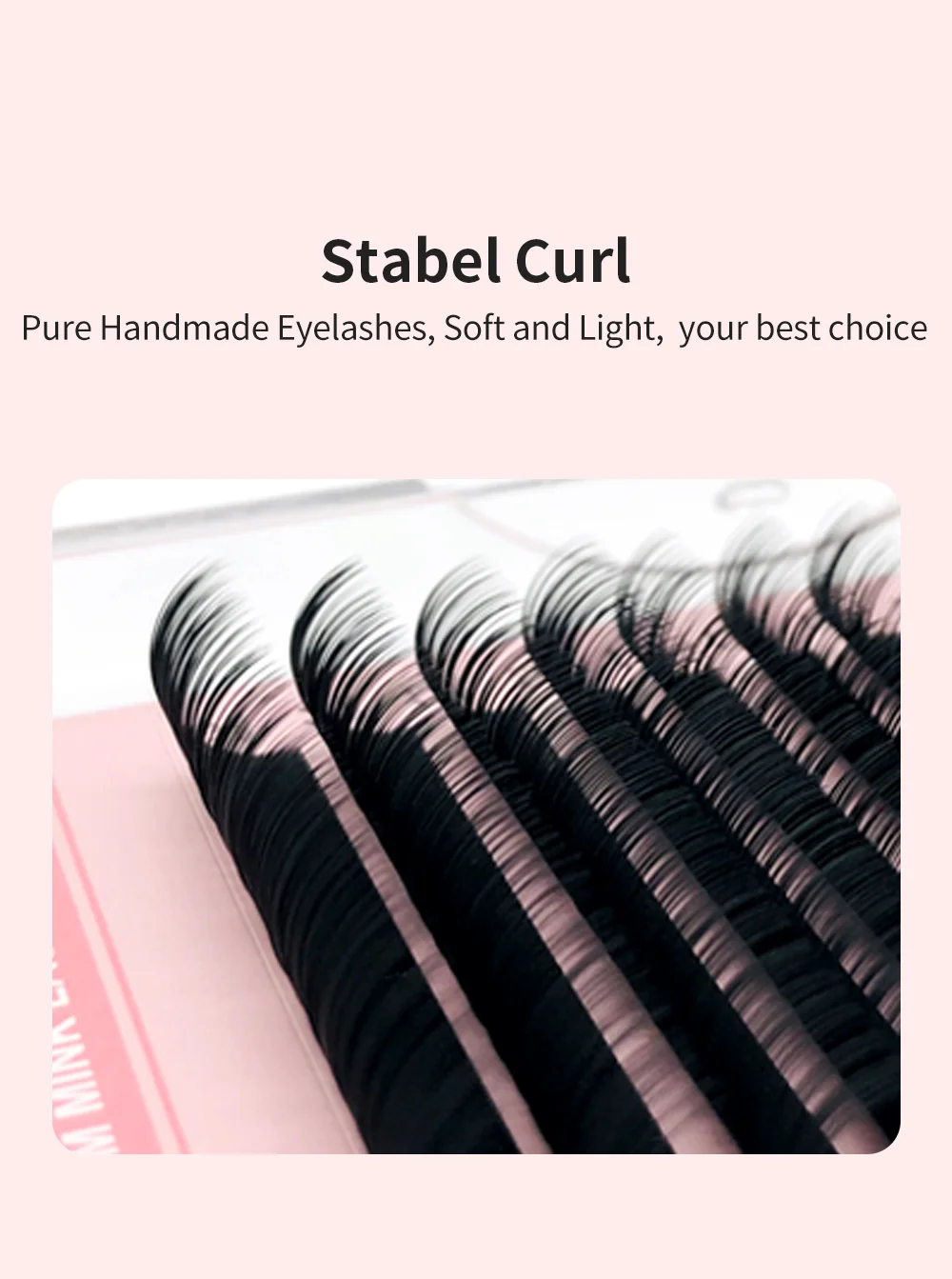 NATUHANA Wimpernverlängerung Premium Ellipse Flat Individuelle Split Tips Natürliche weiche Cilios Matte Nerz Falsche Wimpern Make-up – Detail 9