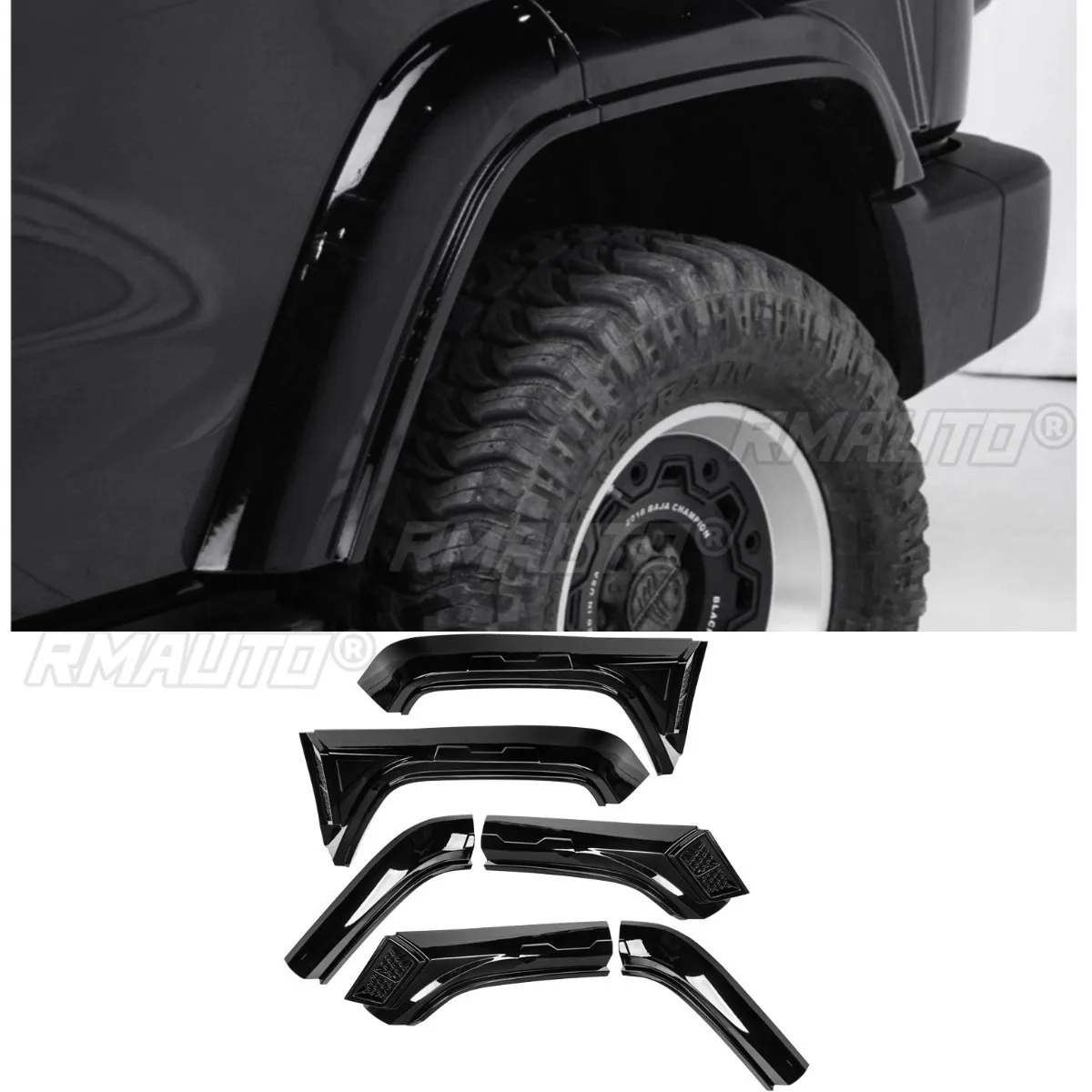 

For Great Wall Tank 300 Styling Kits Car Wheel Eyebrow Trim Molding Exterior Fender Mudguard Flap Splash Arches Body Kit