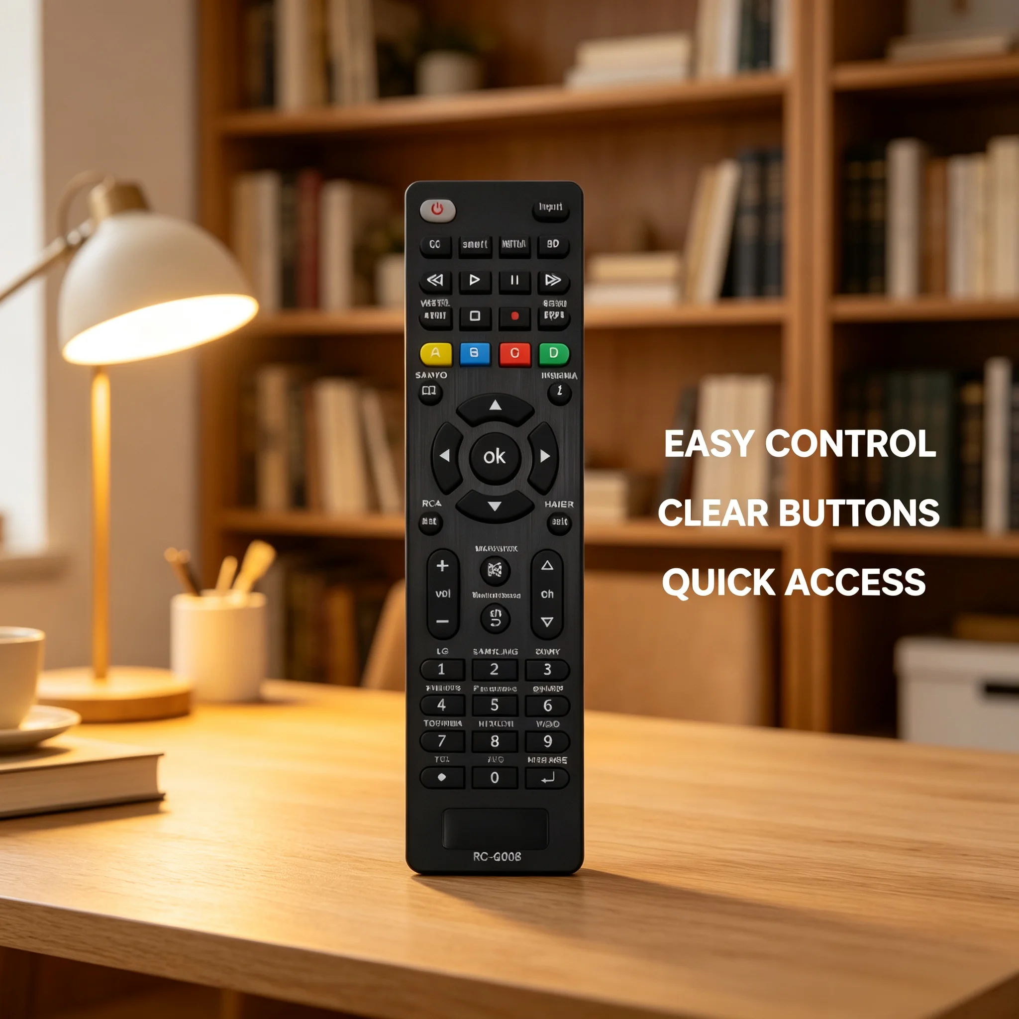 RC-G008 Infrared TV Remote Control, Compatible RC-G010 RC-G012 RC-G014 Household Television Replacement Controller