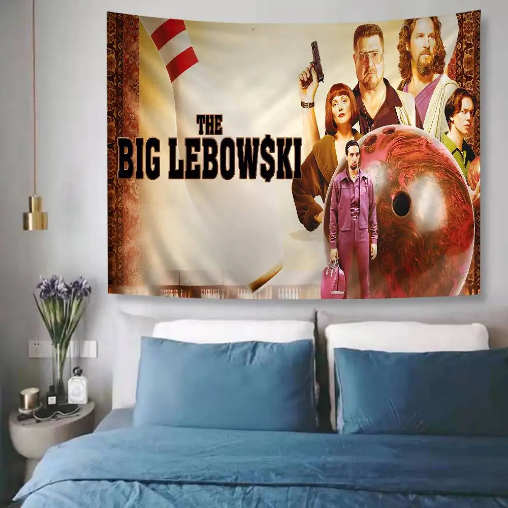 The Big Lebowski Movie Printed Large Wall Tapestry Hanging Tarot Hippie Wall Rugs Dorm Home Decor