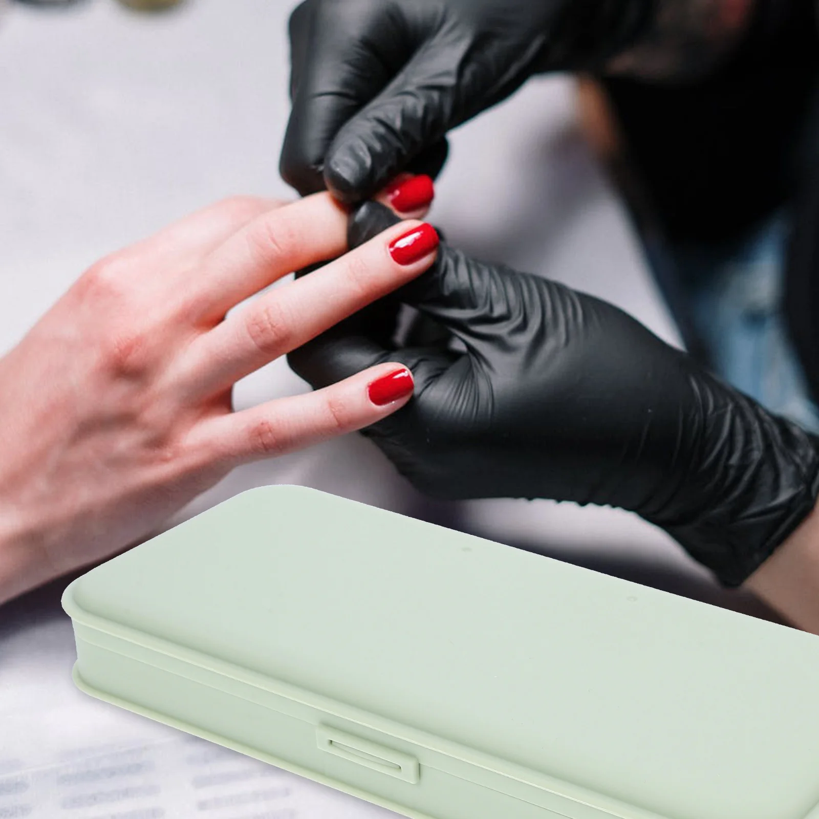 

4pcs Makeup Organizer Box For Nail Eyelash Tools Storage Case Desktop Stationery Holder Travel Beauty Display Box