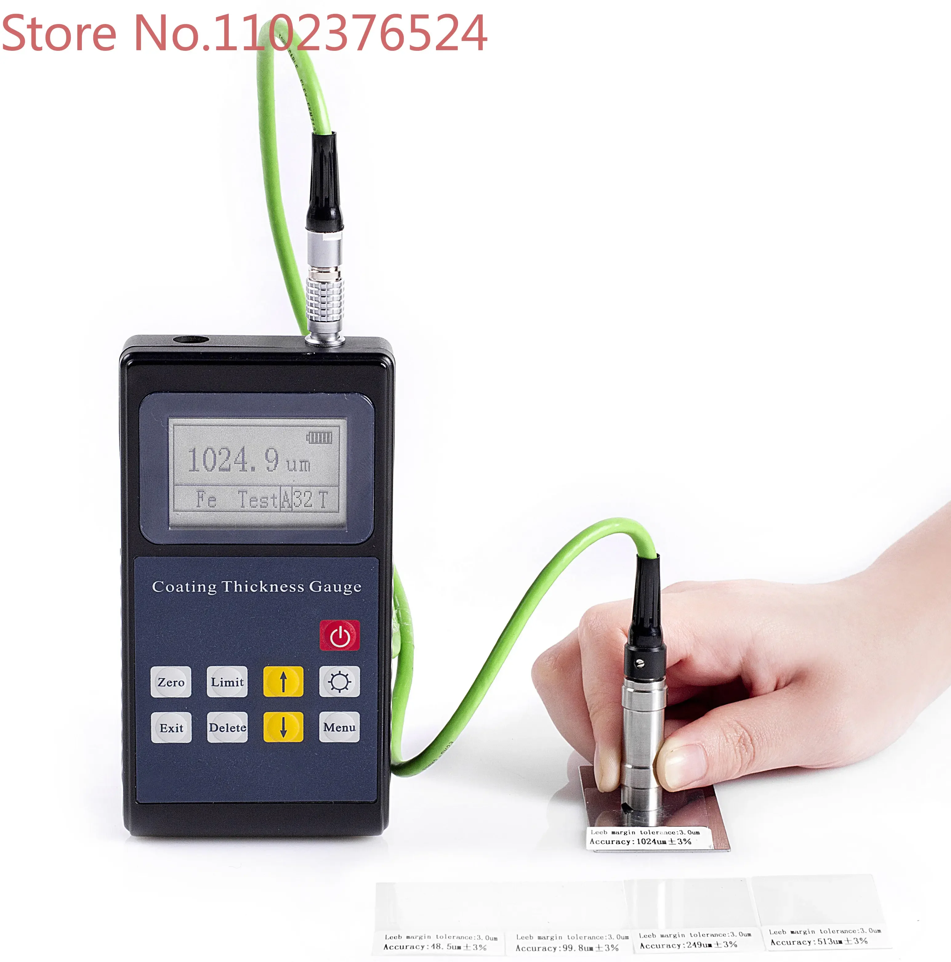 spt shell backlight variable probe magnetic induction eddy current ultrasonic coating thickness meter