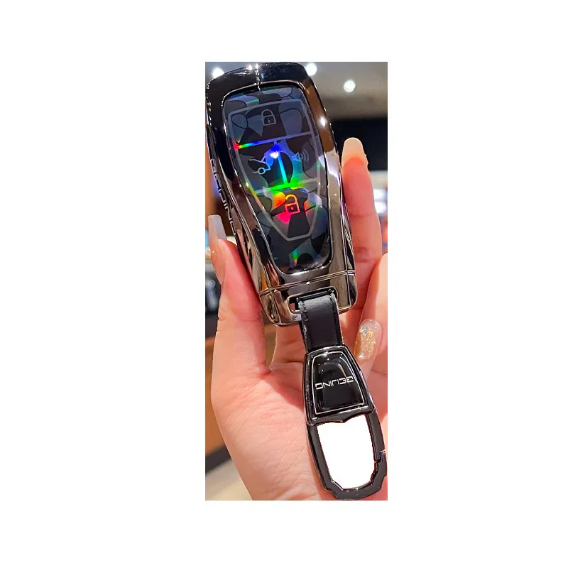 Premium Zinc Alloy Key Cover Case for Beijing BJ40/BJ30/BJ80/BJ90/Mofang/BJ60/X7 (2023-2024) - Protective Key Fob Shell