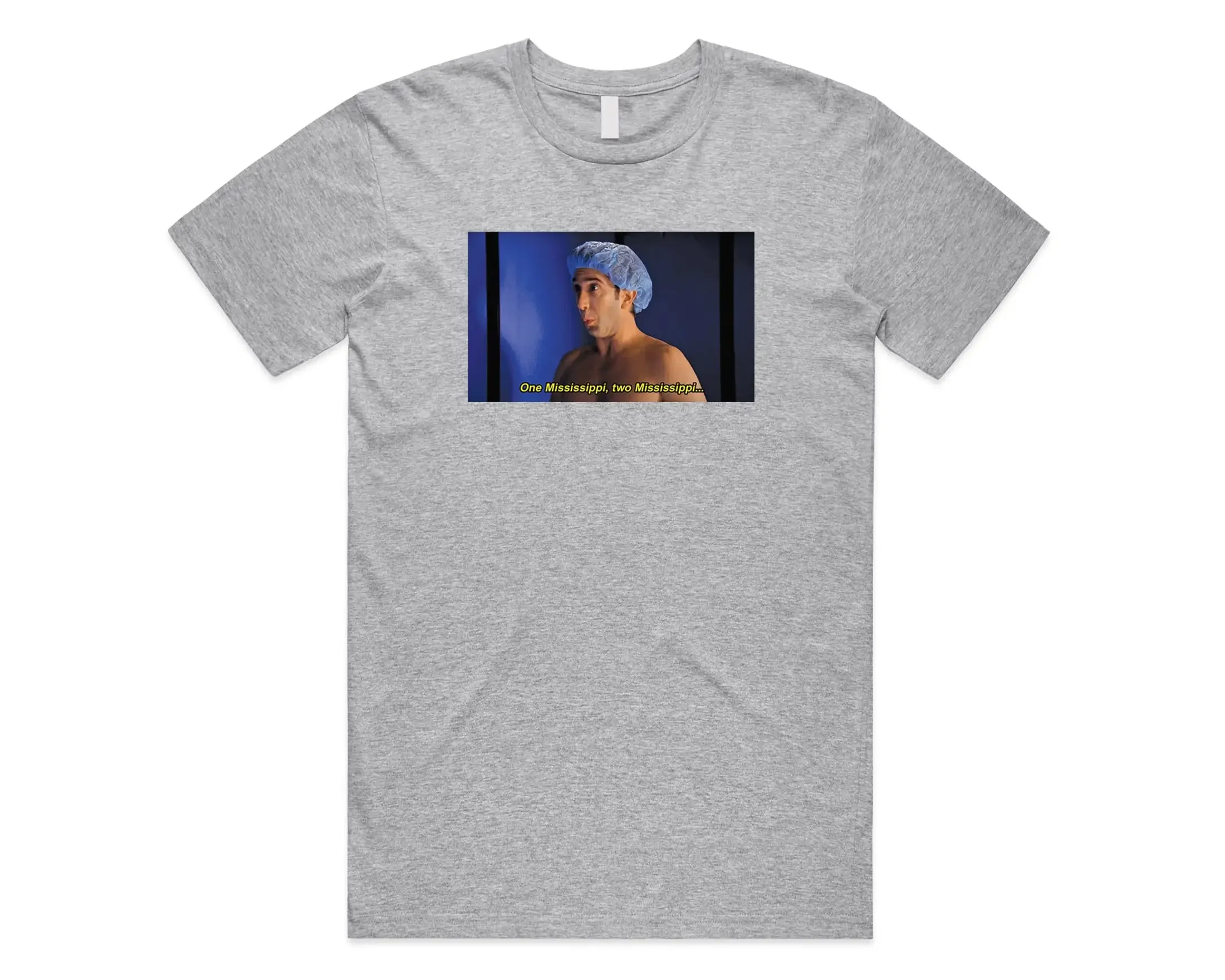 Friends Ross One Mississippi T-shirt Tee Top Funny Spray Tan