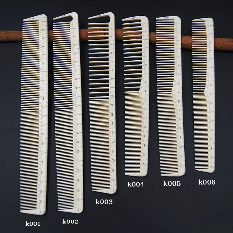 New Comb Hairdressing Size Comb Stylist Professional Hair Cutting Combs Women\'s Pointed Tail Flat Head Ruler Salon Styling Tools