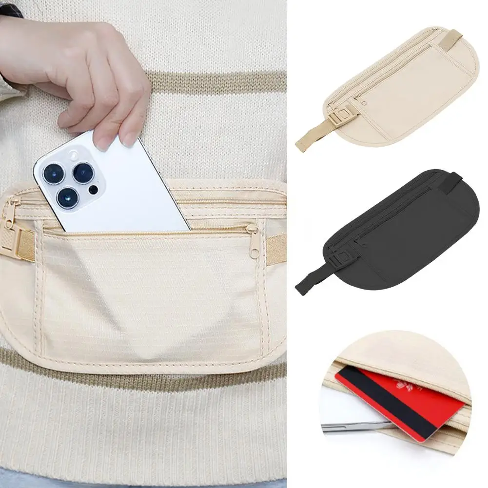 NEW Running Waist Bag Sports Belt Pouch Mobile Phone Case Men Women Invisible Waist Pack Cycling Hiking Gym Sports Bags