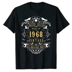 55 Years Old 55th Birthday Made Born In 1968 Men Women Idea T-Shirt Gifts Funny 55th Bday Presents Cool Sayings Graphic Tee Tops