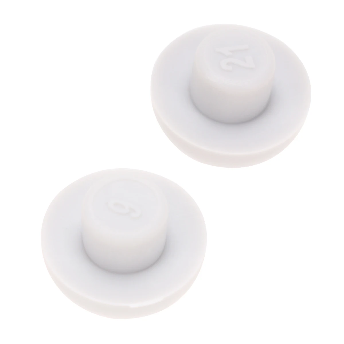 

2 Pcs Toilet Seat Cover Bumper Cushioning Pad Antislip Gasket Spacer Lifter Durable Plastic Suitable Most Models Protect Well