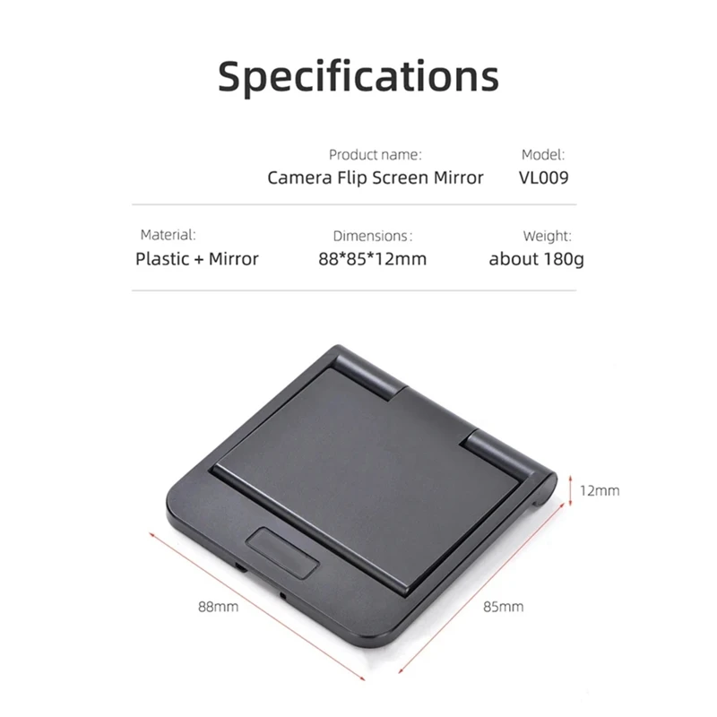 Camera Periscope Flip Mirror Screen Camera for DSLR and Mirrorless Cameras Selfie Vlogging Live Streaming for ,-AT35